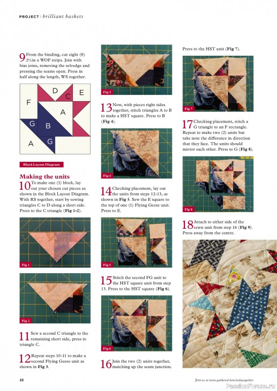Коллекция проектов для рукодельниц в журнале «Todays Quilter №129 2025»
