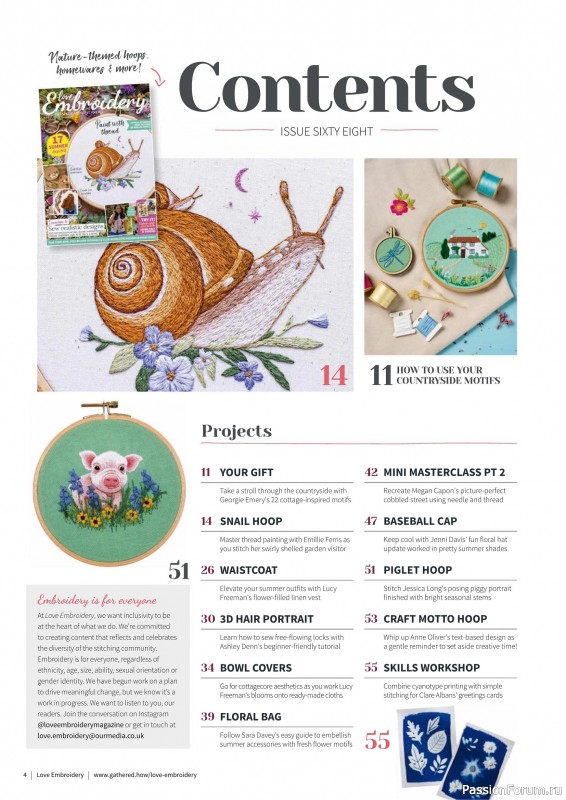 Коллекция вышивки в журнале «Love Embroidery №68 2025»