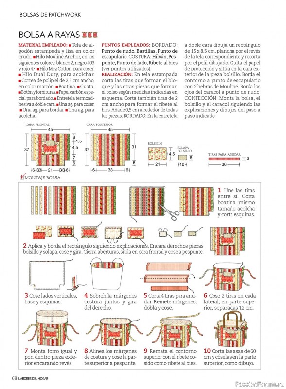 Коллекция проектов для рукодельниц в журнале «Labores del hogar №765 2023»