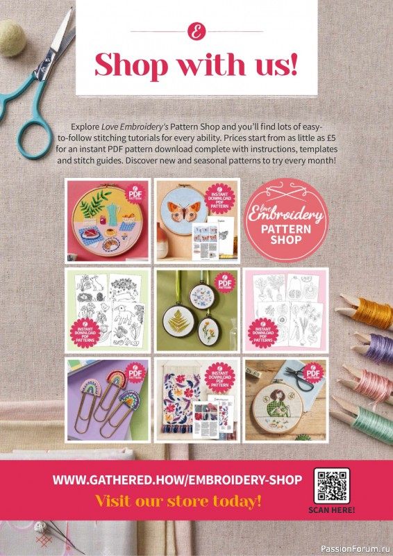 Коллекция вышивки в журнале «Love Embroidery №66 2025»