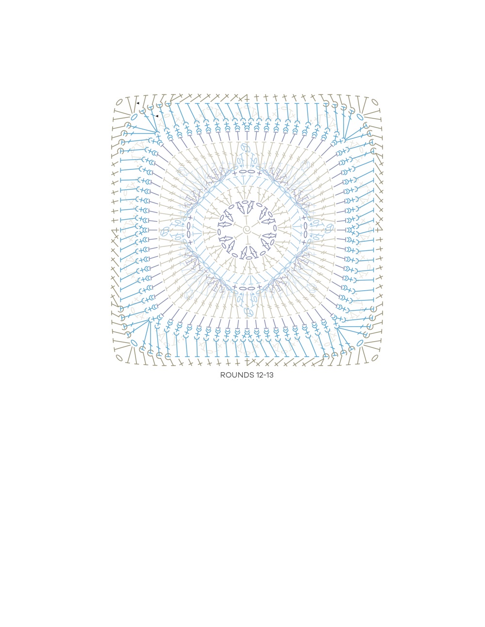 Коллекция проектов крючком в книге &laquo;100 Crochet Tiles&raquo;