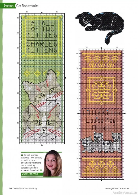 Коллекция вышивки в журнале «The World of Cross Stitching №344 2024»