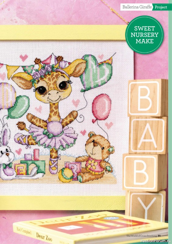 Коллекция вышивки в журнале «The World of Cross Stitching №361 2025»