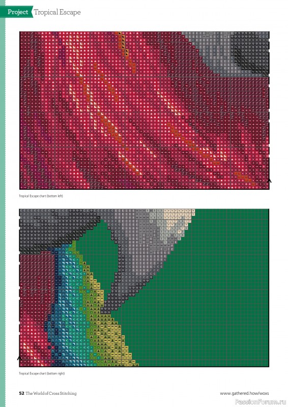 Коллекция вышивки в журнале «The World of Cross Stitching №361 2025»