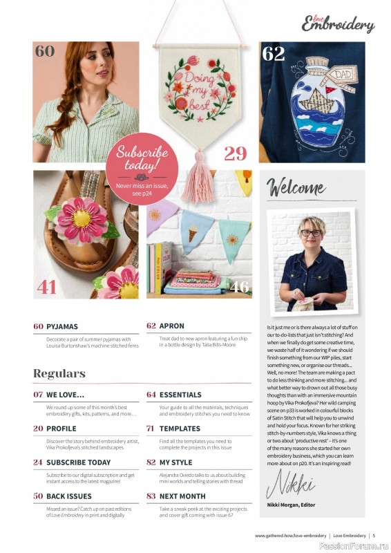 Коллекция вышивки в журнале «Love Embroidery №66 2025»