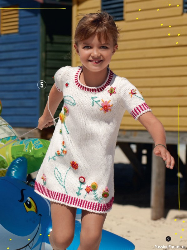 Вязаные модели для детей в журнале «Kinder Maschenmode №2 2025»