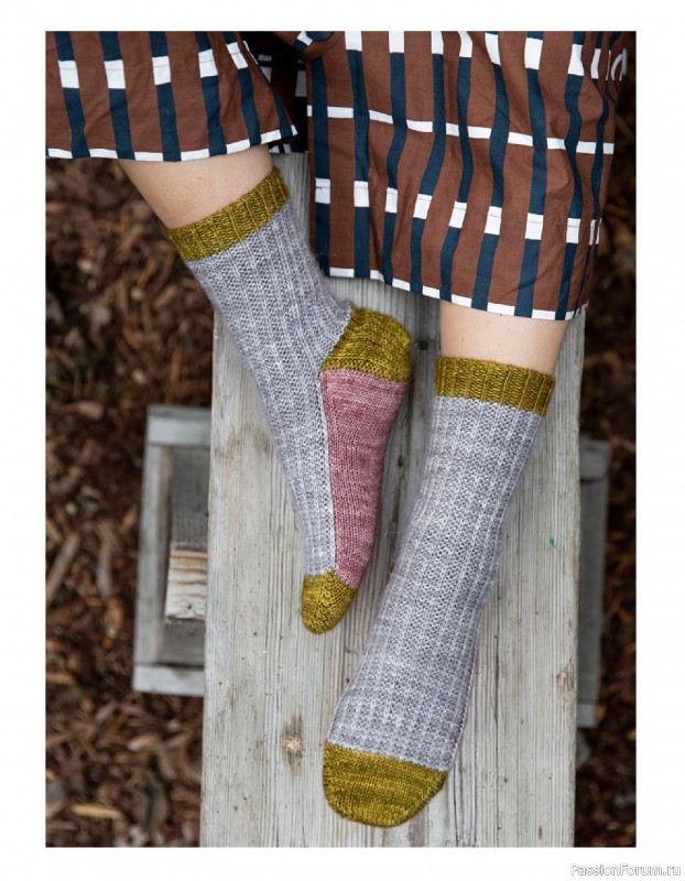 Вязаные проекты в книге «52 Weeks of Socks Vol. II». Продолжение
