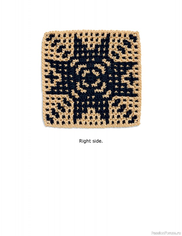 Вязаные проекты в книге «Crochet Squares». Продолжение