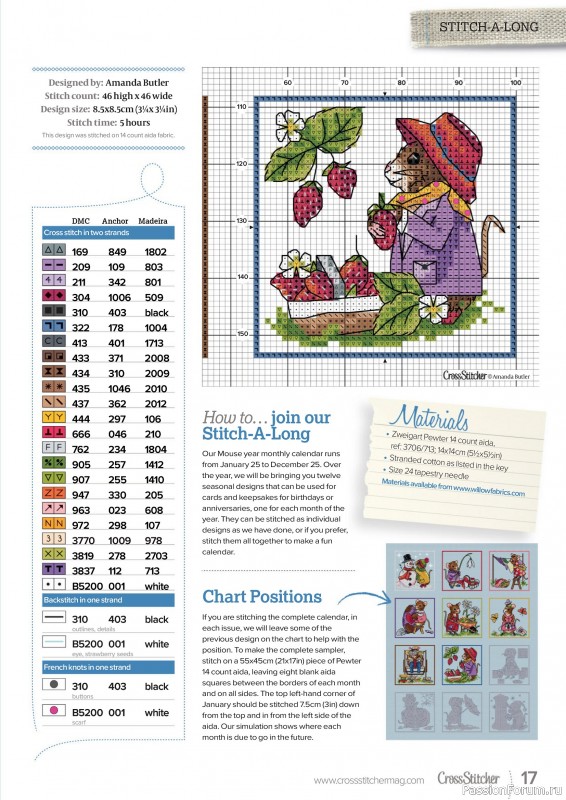 Коллекция вышивки в журнале «CrossStitcher №425 2025»