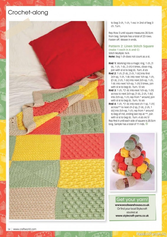 Вязаные модели крючком в журнале «Crochet Now №85 2022»