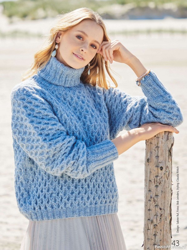 Вязаные проекты в журнале «Meine Strickmode MS165 2024»