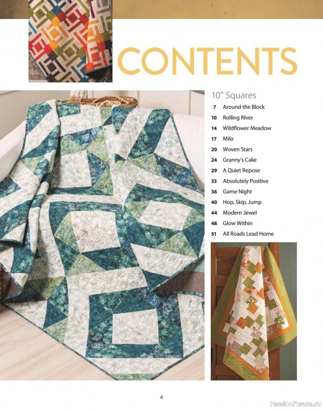 Коллекция проектов для рукодельниц в журнале «Quilter’s World Special - Perfectly Precut 2025»