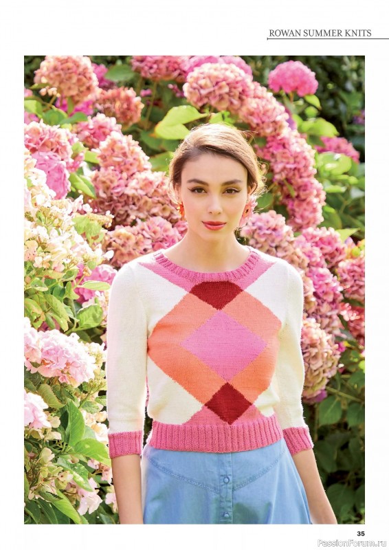 Вязаные проекты в журнале «Rowan - 12 Timeless Summer Knits»