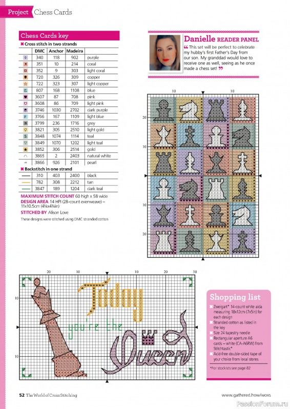 Коллекция вышивки в журнале «The World of Cross Stitching №359 2025»
