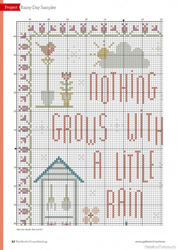 Коллекция вышивки в журнале «The World of Cross Stitching №359 2025»