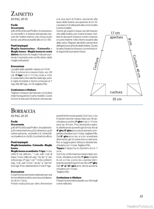 Вязаные проекты крючком в журнале «Profilo Uncinetto №8 2025»