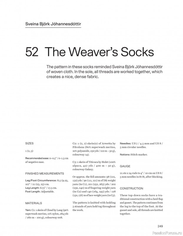 Вязаные проекты в книге «52 Weeks of Socks Vol. II». Продолжение