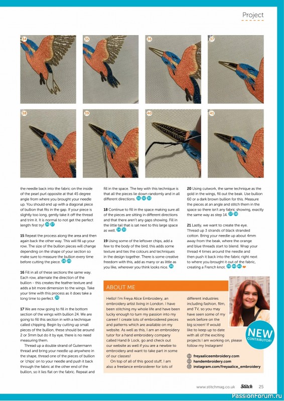 Коллекция проектов для рукодельниц в журнале «Stitch Magazine №154 2025»