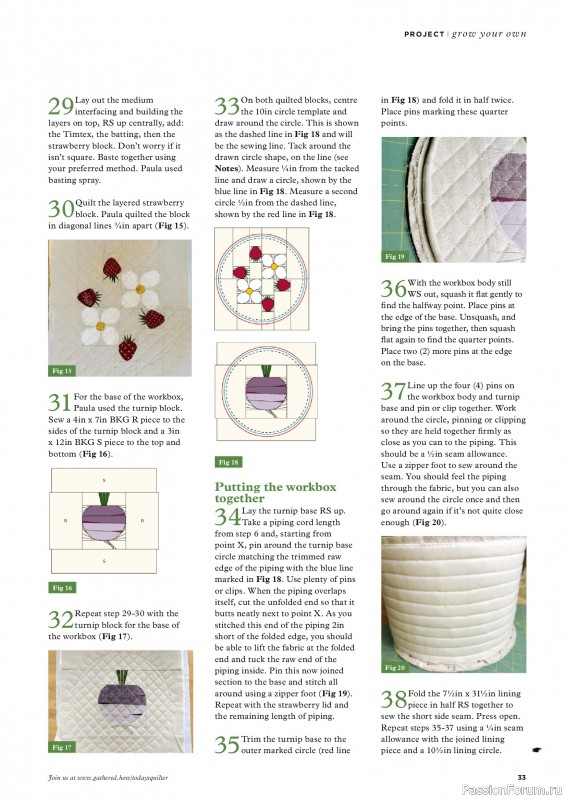 Коллекция проектов для рукодельниц в журнале «Todays Quilter №129 2025»