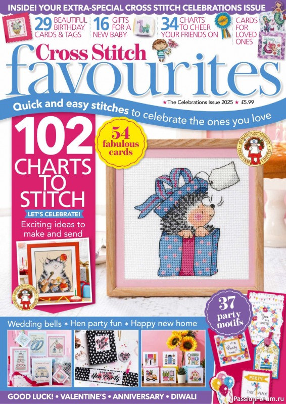 Коллекция вышивки в журнале &laquo;Cross Stitch Favourites №41 2025&raquo;