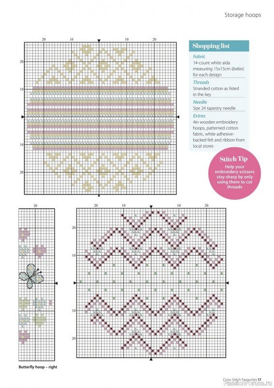 Коллекция вышивки в журнале «Cross Stitch Favourites - Spring 2023»