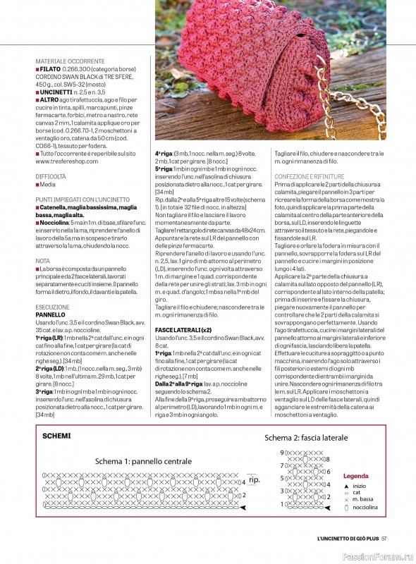 Вязаные проекты крючком в журнале «L'Uncinetto di Gio Plus №8 2025»