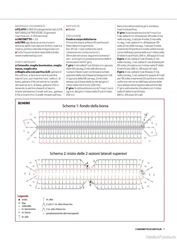 Вязаные проекты крючком в журнале «L'Uncinetto di Gio Plus №8 2025»