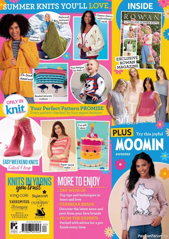 Вязаные проекты в журнале «Rowan - 12 Timeless Summer Knits»