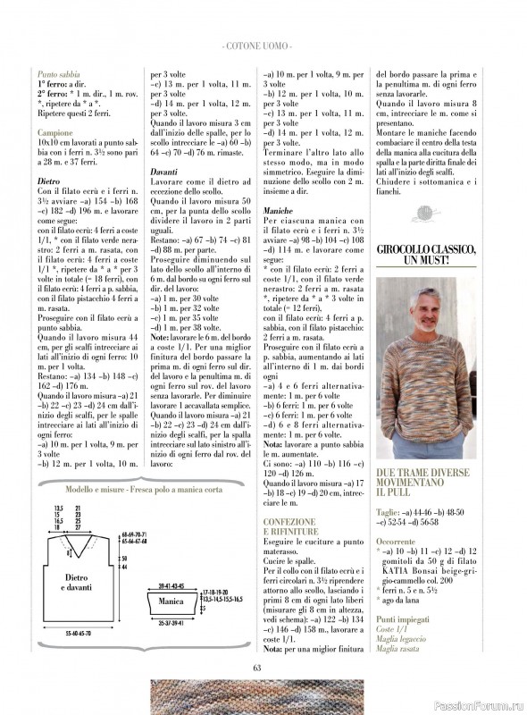 Вязаные модели в журнале «Piu Maglia №48 2025»