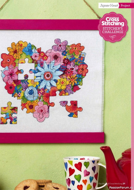 Коллекция вышивки в журнале «The World of Cross Stitching №359 2025»