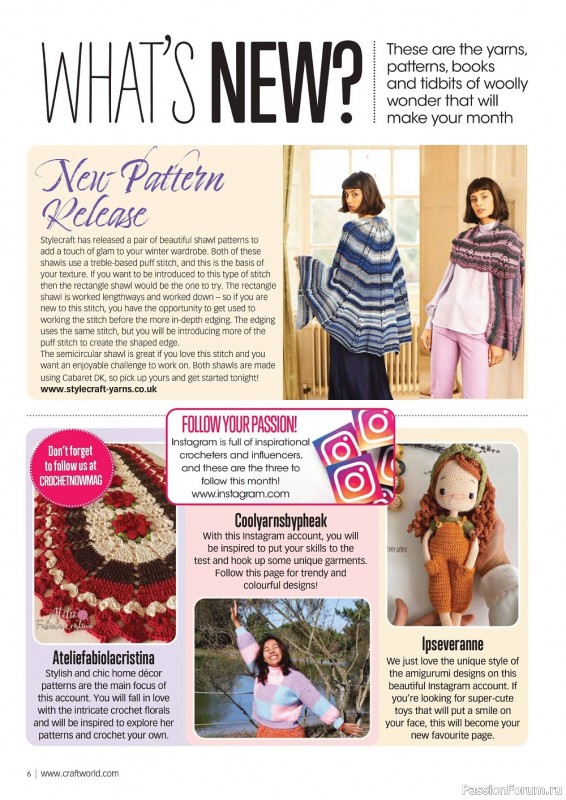 Вязаные проекты крючком в журнале «Crochet Now №90 2023»