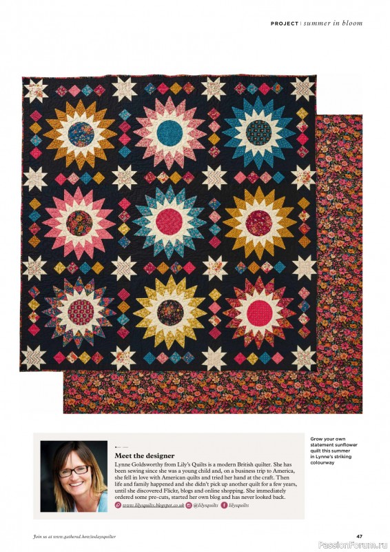 Коллекция проектов для рукодельниц в журнале «Todays Quilter №129 2025»