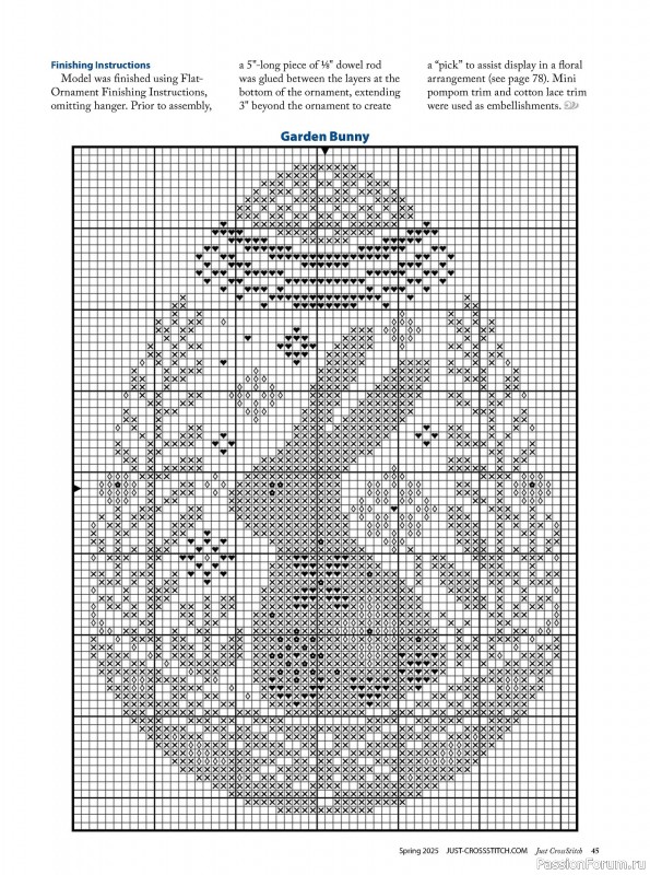 Коллекция вышивки в журнале «Just CrossStitch - Spring 2025»