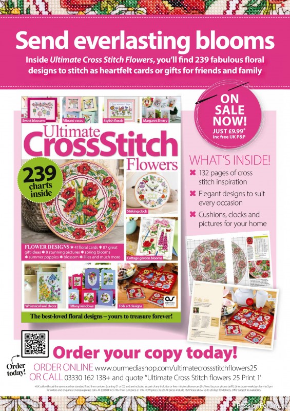 Коллекция вышивки в журнале «The World of Cross Stitching №361 2025»