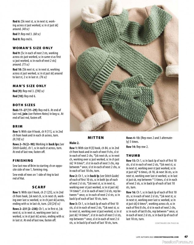 Вязаные проекты крючком в журнале «Crochet! - Late Autumn 2022»