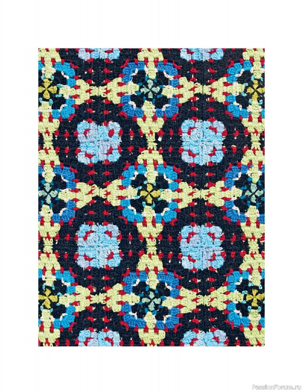 Вязаные проекты в книге «Crochet Squares». Продолжение