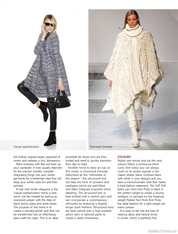Вязаные модели спицами в журнале «Australian Knitting Vol. 17 №2 2025»