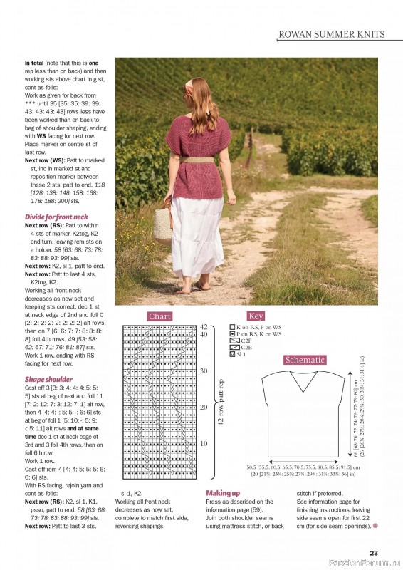 Вязаные проекты в журнале «Rowan - 12 Timeless Summer Knits»