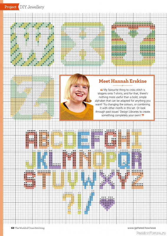 Коллекция вышивки в журнале «The World of Cross Stitching №362 2025»