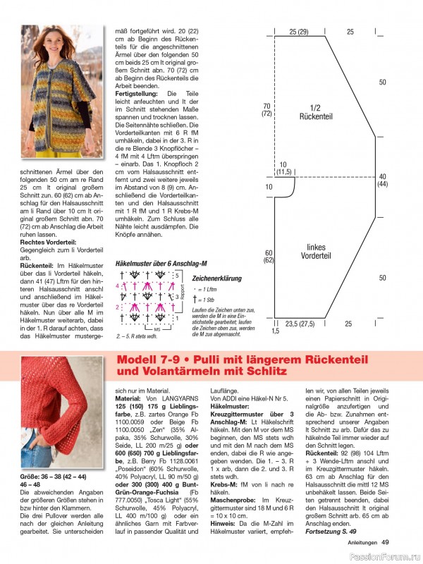 Вязаные модели в журнале «Maschentrends №3 2025»