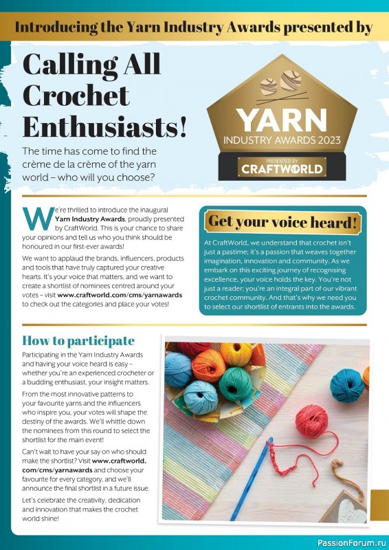 Вязаные проекты крючком в журнале «Crochet Now №100 2023»