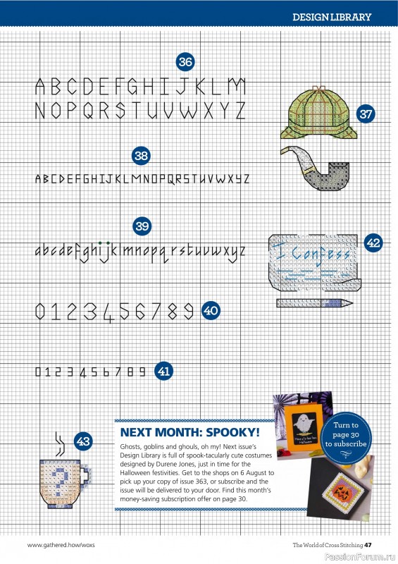 Коллекция вышивки в журнале «The World of Cross Stitching №362 2025»