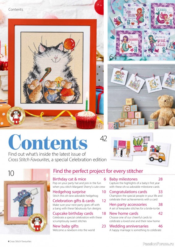 Коллекция вышивки в журнале «Cross Stitch Favourites №41 2025»