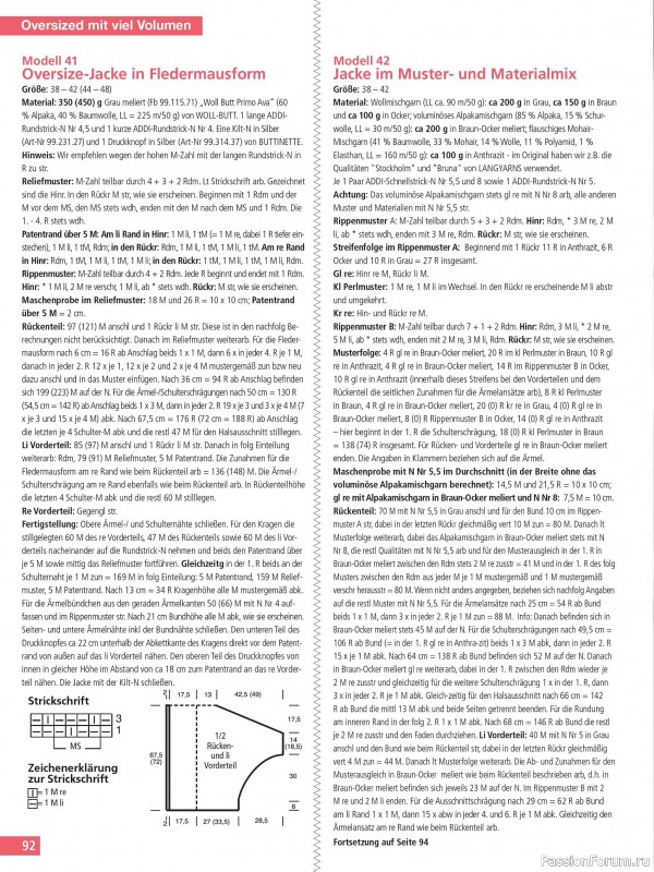 Вязаные проекты спицами в журнале «Hundert Seiten voller Ideen №3 2025»