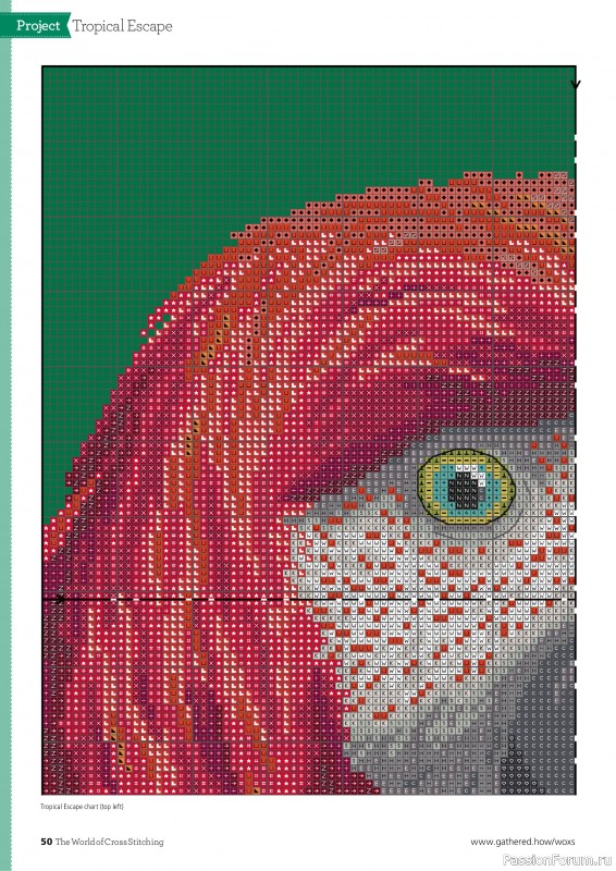Коллекция вышивки в журнале «The World of Cross Stitching №361 2025»