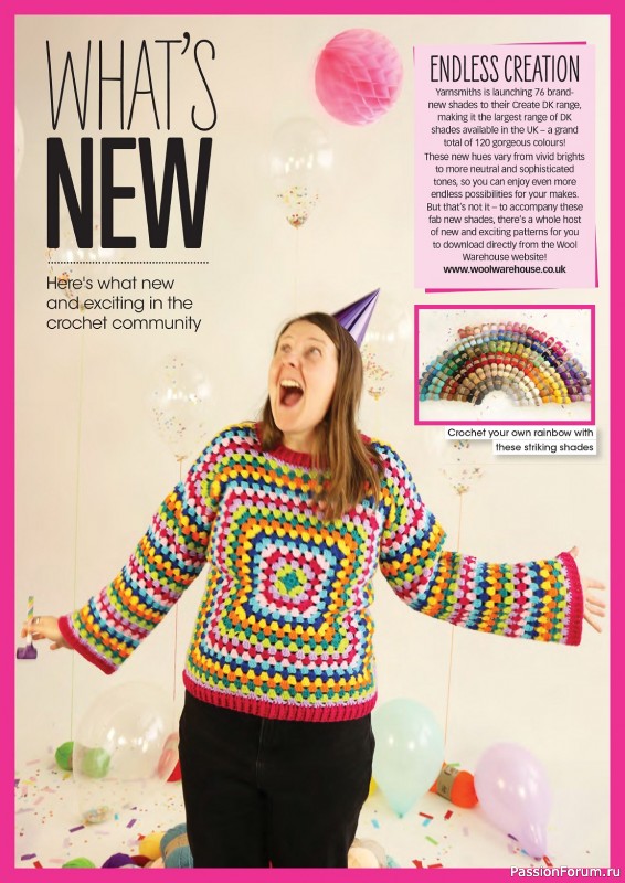 Вязаные проекты крючком в журнале «Crochet Now №103 2024»