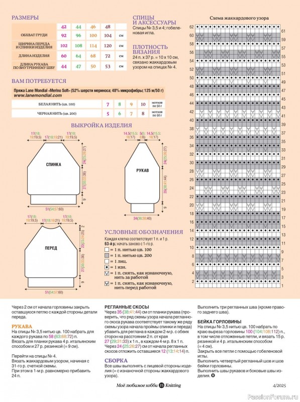Вязаные модели в журнале «Knitting. Вязание №4 2025»