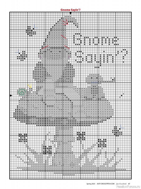 Коллекция вышивки в журнале «Just CrossStitch - Spring 2025»