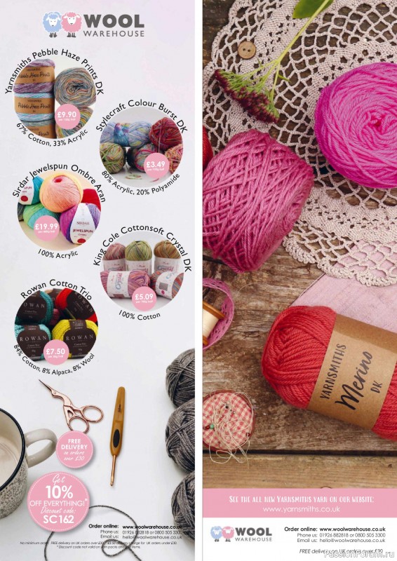 Вязаные проекты крючком в журнале «Simply Crochet №162 2025»