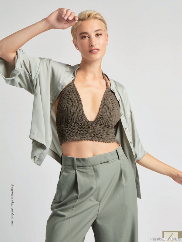 Вязаные модели в журнале «Meine Häkelmode Sonderheft MH069 2025»